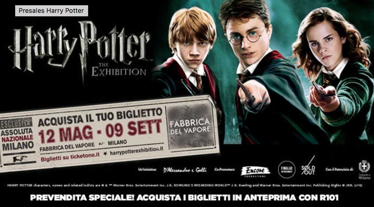 mostra Harry Potter Milano